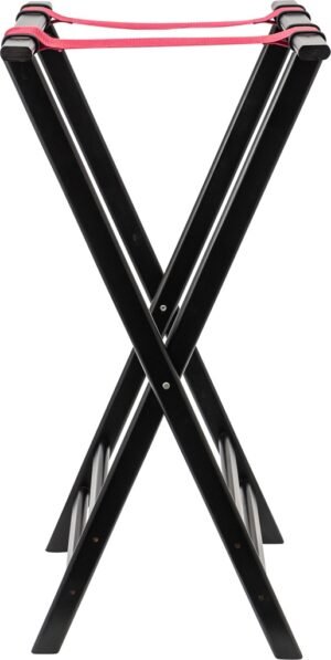 X-Stand For Waiter, Mahogany Wood, 96 Cm 19104132