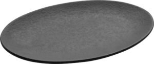 Zim Oval Plate, Gray Porcelain, 35 Cm***80700789