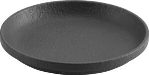 طبق خزفي رمادي مكدس 15 سم 80722648