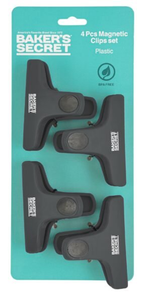 Set Of 4 Black L Clips From Baker Secret (New)