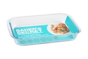 Baker'S Secret 34 Cm Rectangular Glass Baking Dish