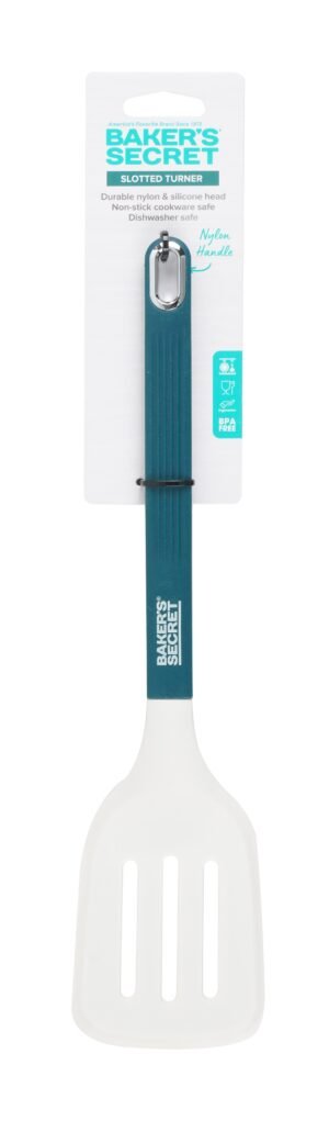 Green And White Silicone Grooved Mat With Plastic Handle 35 Cm From Baker'S Secret