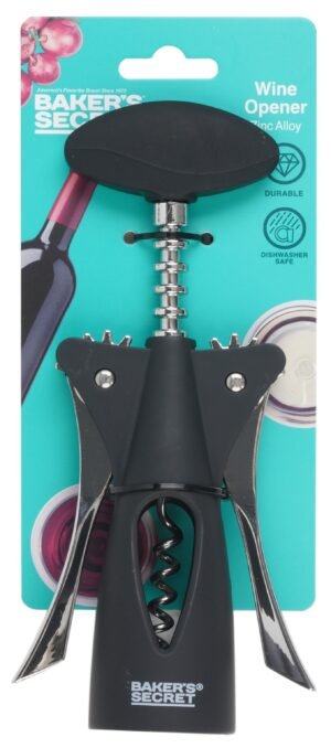 Black Wine Opener From Baker Secret (New)