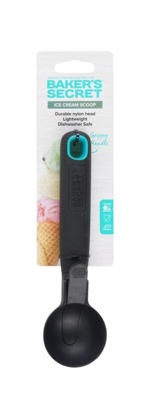 Baker'S Secret Black Ice Cream Spoon 20 Cm
