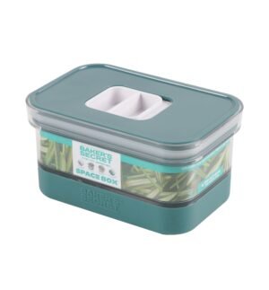 Square Plastic Box With Airtight Lid And Silicone Base 700 Ml From Baker'S Secret
