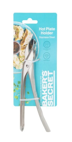 Baker'S Secret Stainless Steel Hot Plate Tongs 18 Cm