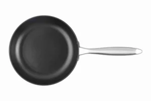 24 Cm Black Frying Pan With Aluminum Handles From Baker'S Secret