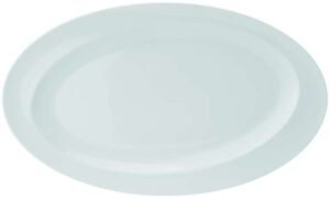 Oval Plate 48X29.2 Cm 21087656 Organ Wh