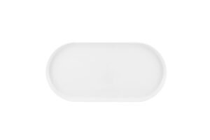 طبق بيضاوي 40×20 سم أبيض 21133891 فيورد