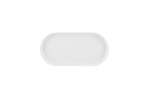 طبق بيضاوي 32X16 سم أبيض 21133892 فيورد