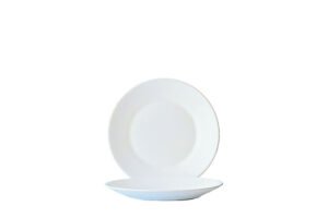 طبق 15.5 سم مطعم أبيض***22506