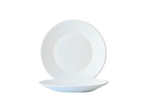 طبق 23.5 سم أبيض مطعم***22522