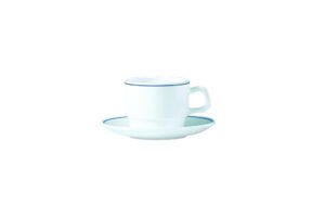 14 Cm Blue Restaurant Saucer***25996
