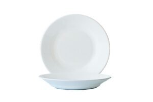 طبق 22.5 سم أبيض مطعم***29337