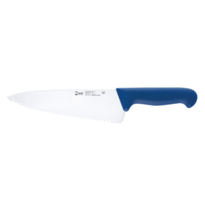 Chef'S Knife 15 Serrated Wide Blade Blue Plastic 55895.15 Ivo Professional