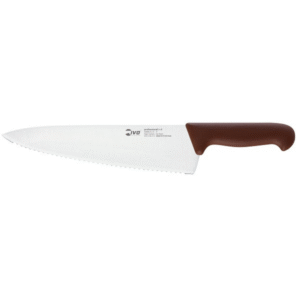 Chef'S Knife 20 Serrated Brown Plastic 55896.20 Professional Ivo