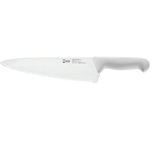Chef'S Knife 20 Serrated White Plastic 55896.20 Professional Ivo