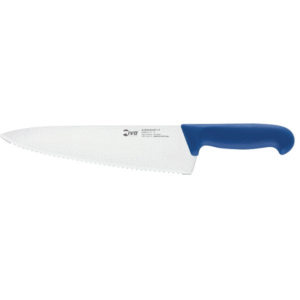 Chef'S Knife 25 Serrated Wide Blade Blue 55895.25 Ivo Professional