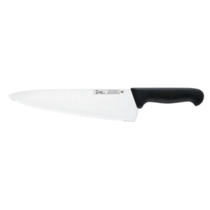 Chef'S Knife 30 Serrated Wide Blade Black 55895.30 Professional Ivo