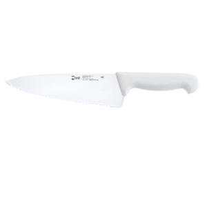 Chef'S Knife 30 Serrated Wide Blade White 55895.30 Professional Ivo