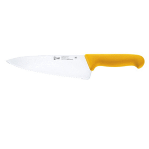 Chef'S Knife 30 Serrated Wide Blade Yellow 55895.30 Professional Ivo
