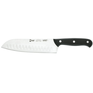 Santoku Knife 18 Black Plastic 55322.18 Professional Ivo