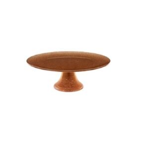 Copper Glass Cake Stand 11612