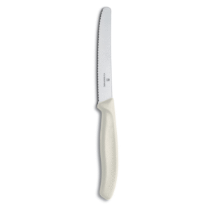Vic White Round Serrated Vegetable Knife