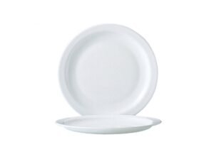 طبق 23.5 سم أبيض كاست***57975