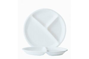Divided Plate 25.7 Cm White Restaurant***57976