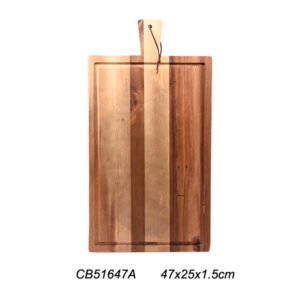 Wooden Cutting Board 47X25X1.5 Cm Acacia