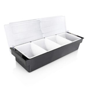 Plastic Dispenser For Bar 4 Compartments