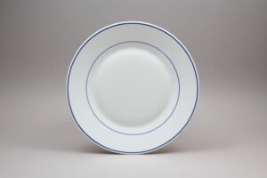 طبق 27 سم بخطوط زرقاء فائقة "***L3000"