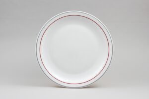 طبق 23.5 سم فندق فاليري أحمر***L3462