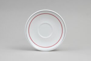 14 Cm Valerie Red Saucer***L3472