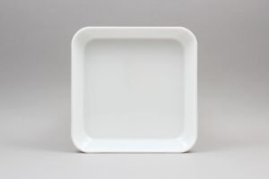 Square Plate 20 Cm White Restaurant***L6778