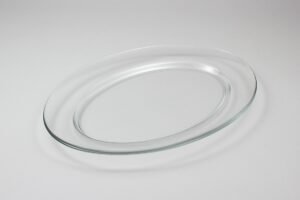 Transparent Oval Plate 35 Cm***G2861