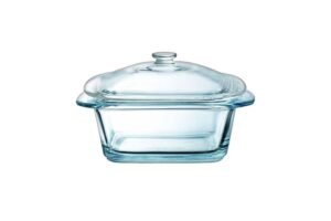 صينية خبز شخصية مربعة 25 سم مقواة + غطاء