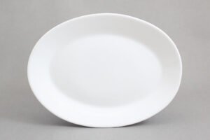 Oval Plate 23 Cm Ultra White "***J4676"