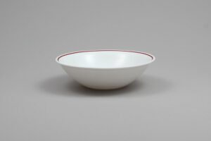 Multi 17 Ultra White Burgundy Stripe Ball***J9621