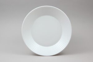 Deep Plate 23.5 Cm Styro White***L3578